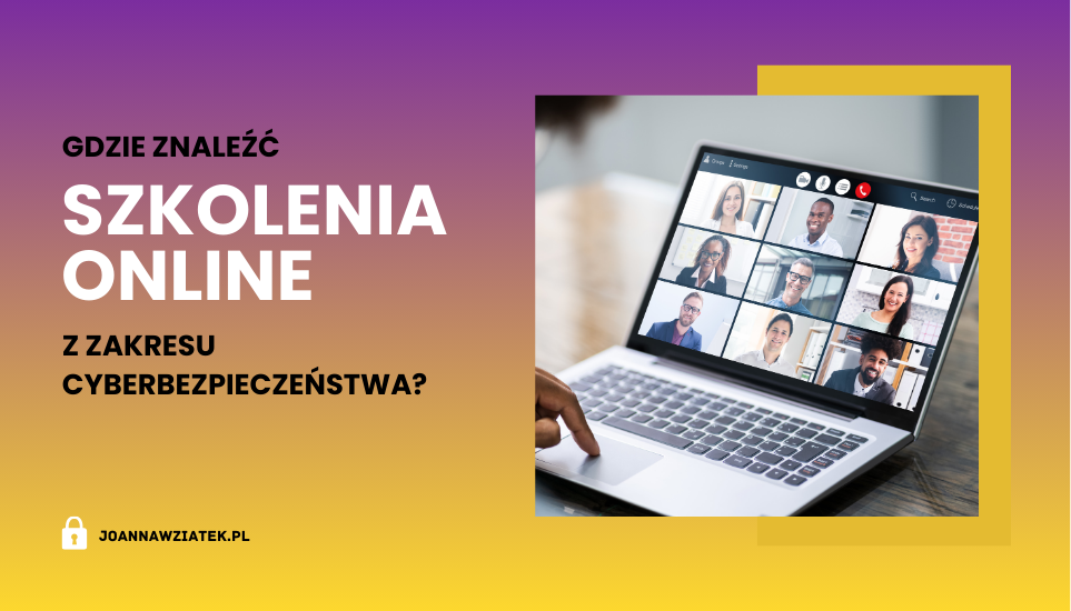 Szkolenia online cyberbezpieczeństwo grafika