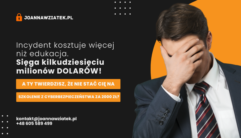 Motyw: facepalm + kłódka + napis dotyczacy edukacji